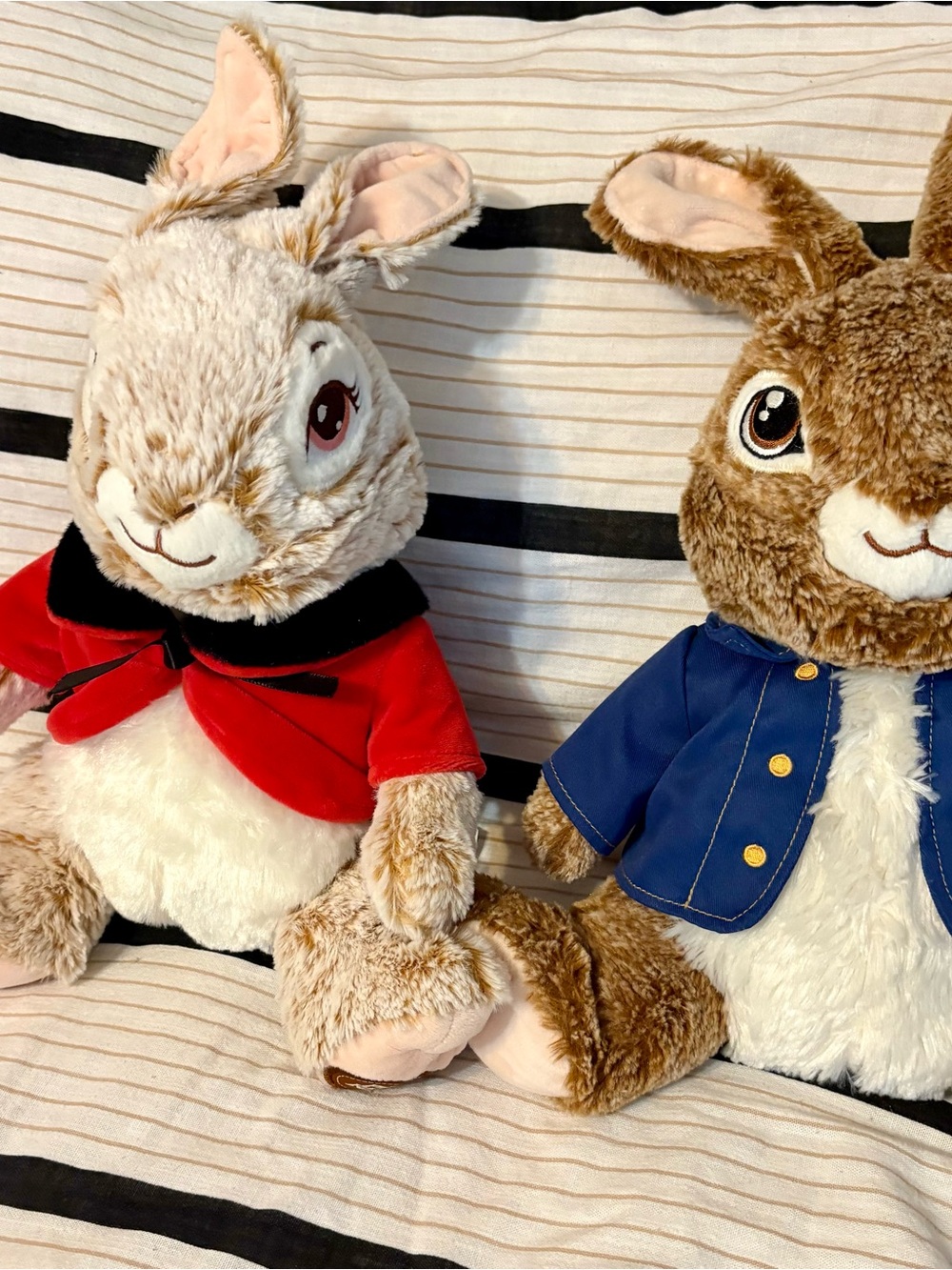 Peter Rabbit Plush Lot of 2.. Like New.. Super soft